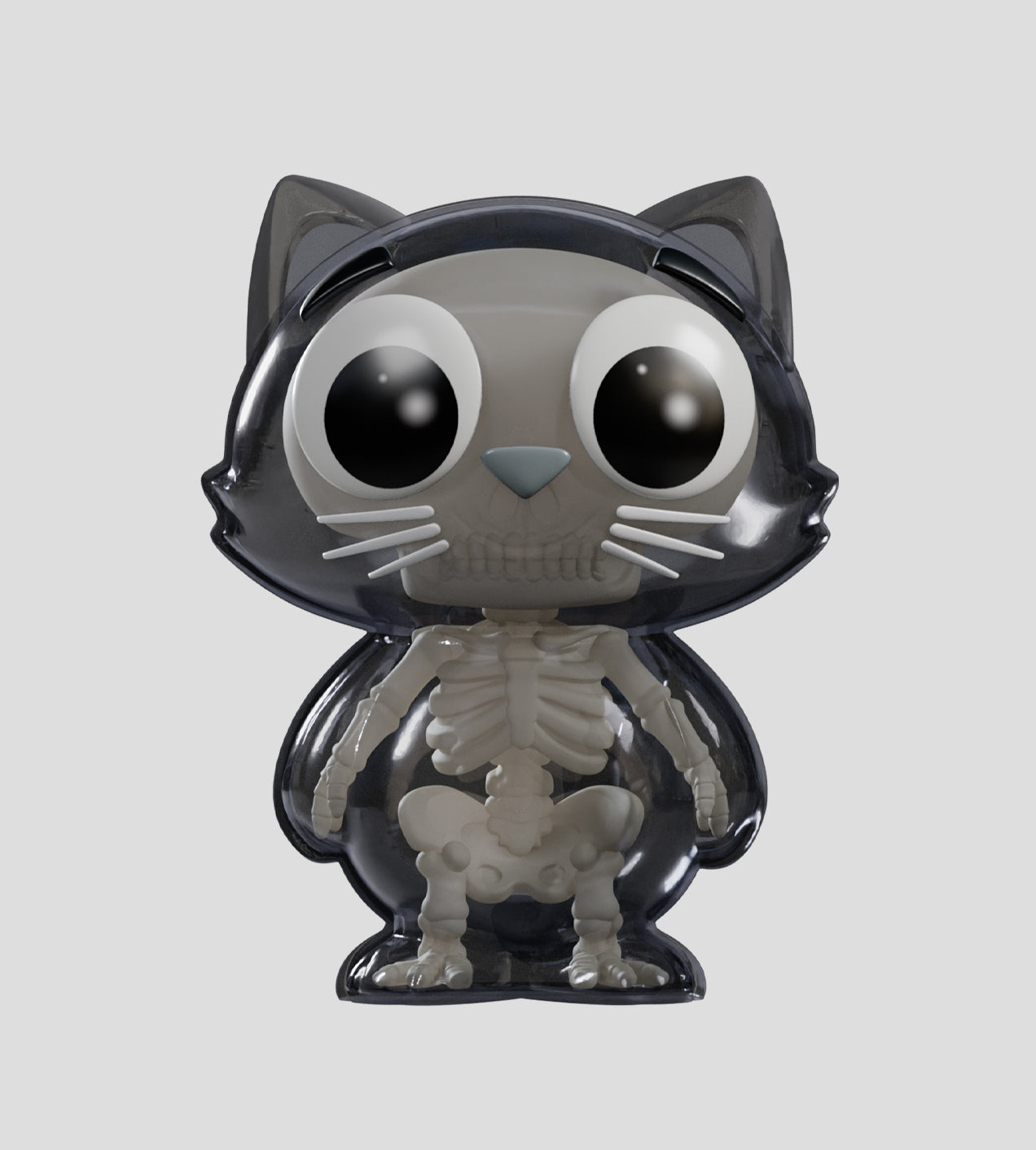 Catscans Bare Bones Blind Box - Charlie the Cat X-Ray Series by Kaleidos Creative