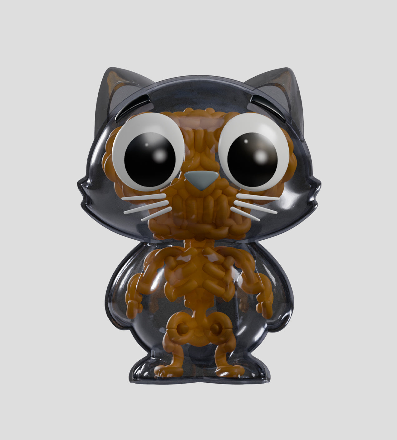 Catscans Bare Bones Blind Box - Charlie the Cat X-Ray Series by Kaleidos Creative