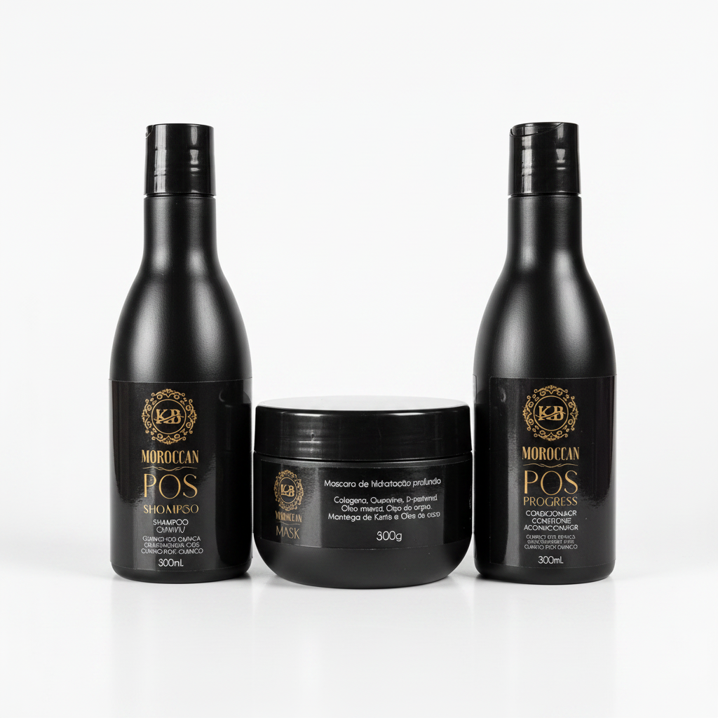 KB MOROCCAN HAIR SMOOTHING TREATMENT HOME HAIR CARE KIT