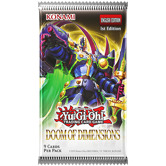 Yu-Gi-Oh! TCG Doom of Dimensions Booster Pack (1st Edition)