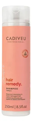 Cadiveu Professional Hair Remedy Shampoo for Damaged Hair Repair 8.5fl oz 250ml