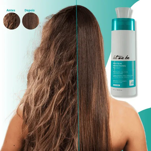 Let Me Be Protein Keratin Straightening Treatment & Biorestore Hair Mask Kit