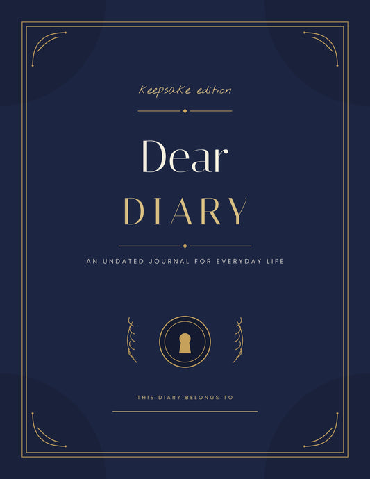 Keepsake Edition- Dear Diary An Undated Journal For Everyday Life