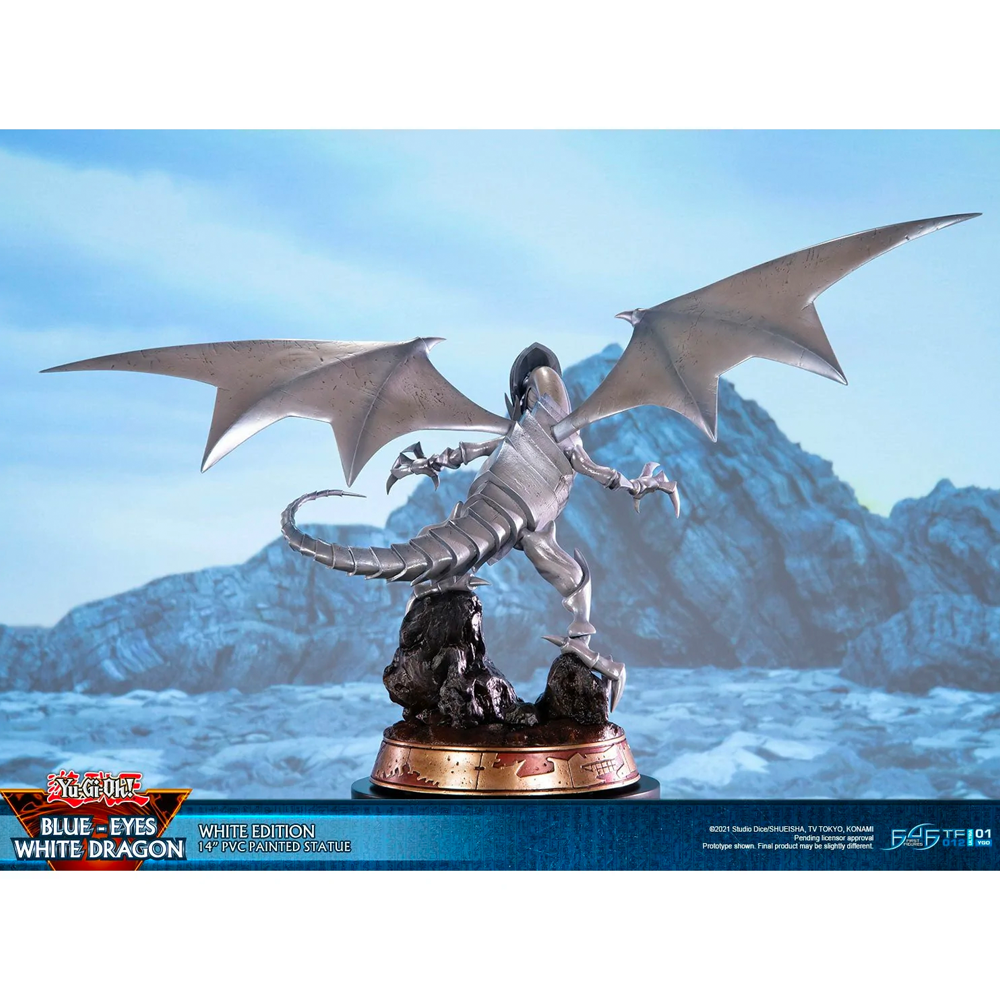 First 4 Figures Yu-Gi-Oh! Blue Eyes White Dragon Statue - White Variant Limited Edition
