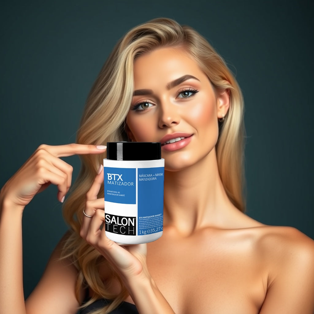 BTX Therapy Matizador Hair Treatment. Ultimate Toning & Smoothing Keratin Formula for Blonde & Highlighted Hair