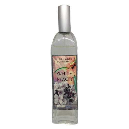 White Peach Cologne Personal Fragrance Spray by Flaires 3.4oz