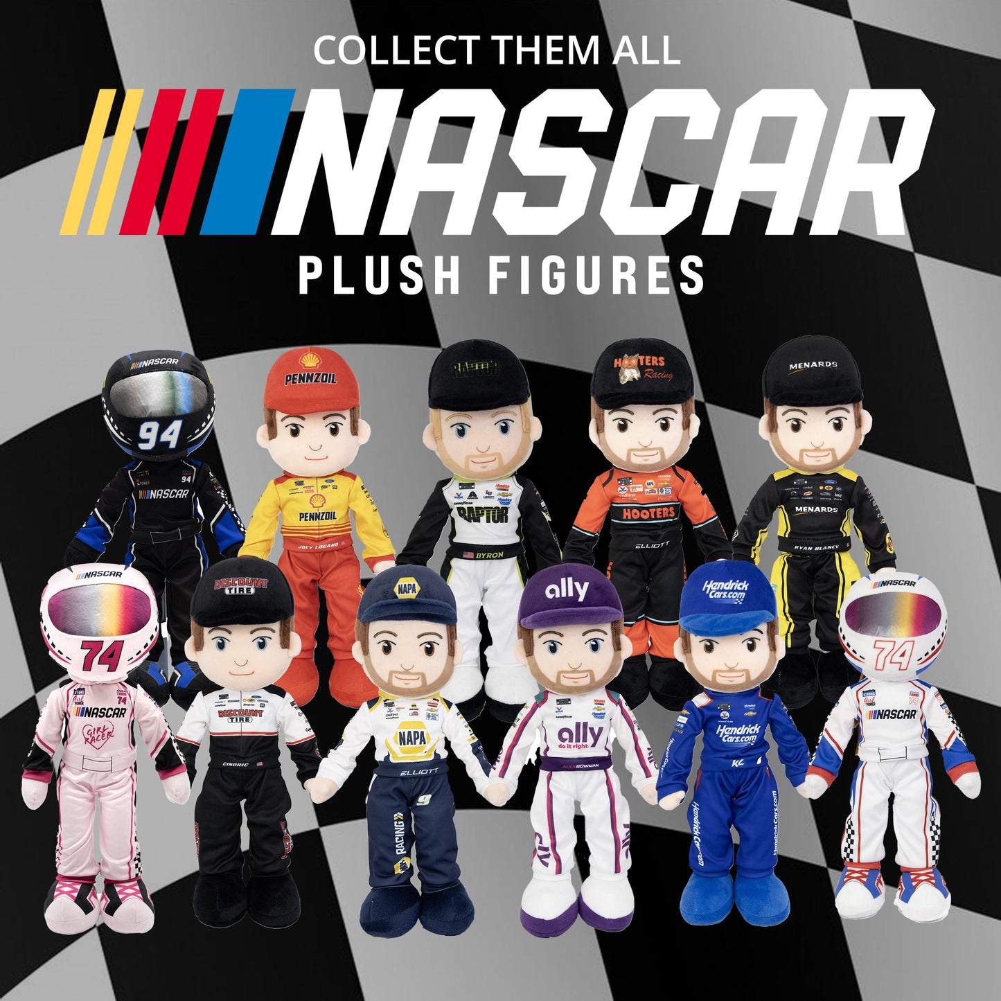 NASCAR | Team Penske Ryan Blaney 14” Plush Figure