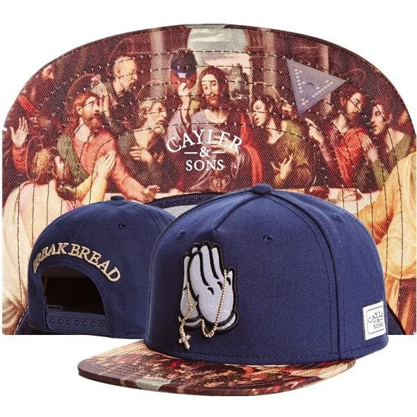 Classic Snapback Hat – Flat Bill Adjustable Baseball Cap