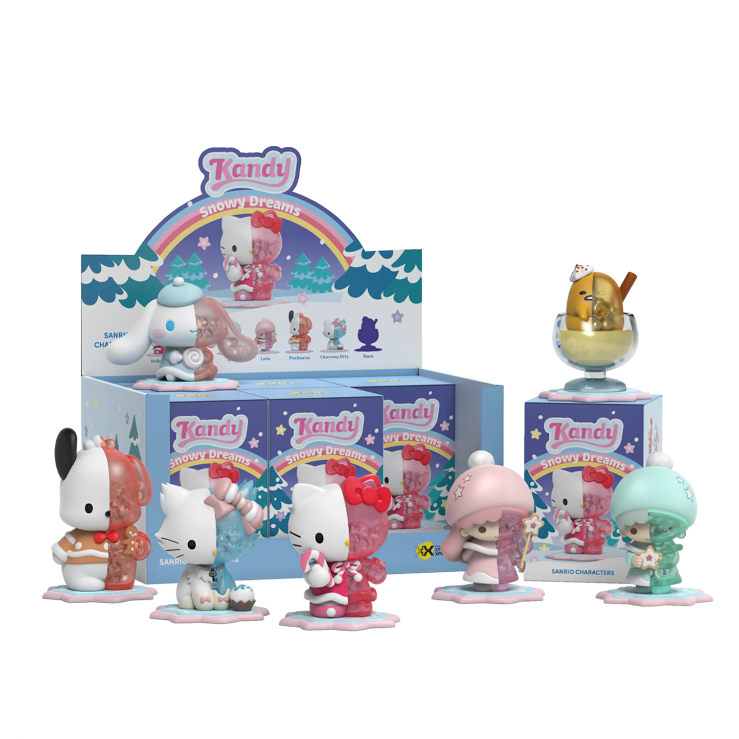 Kandy x Sanrio Snowy Dreams Blind Box - Hello Kitty Winter Series by Mighty Jaxx