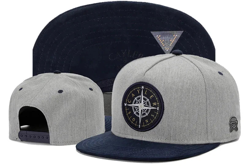 Skull Hand Snapback Hat – Flat Bill Adjustable Baseball Cap