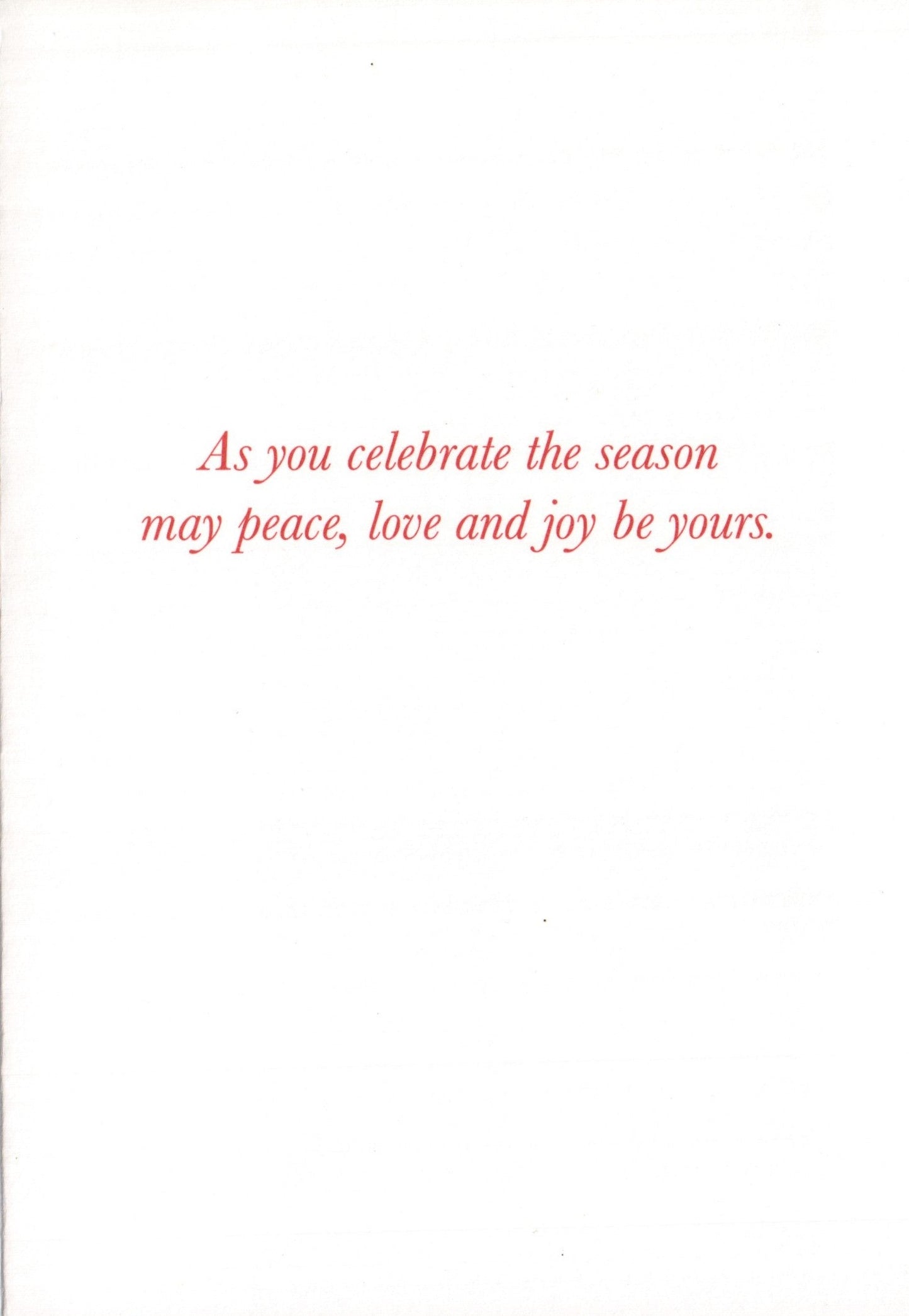 Seasons Greetings Christmas Card