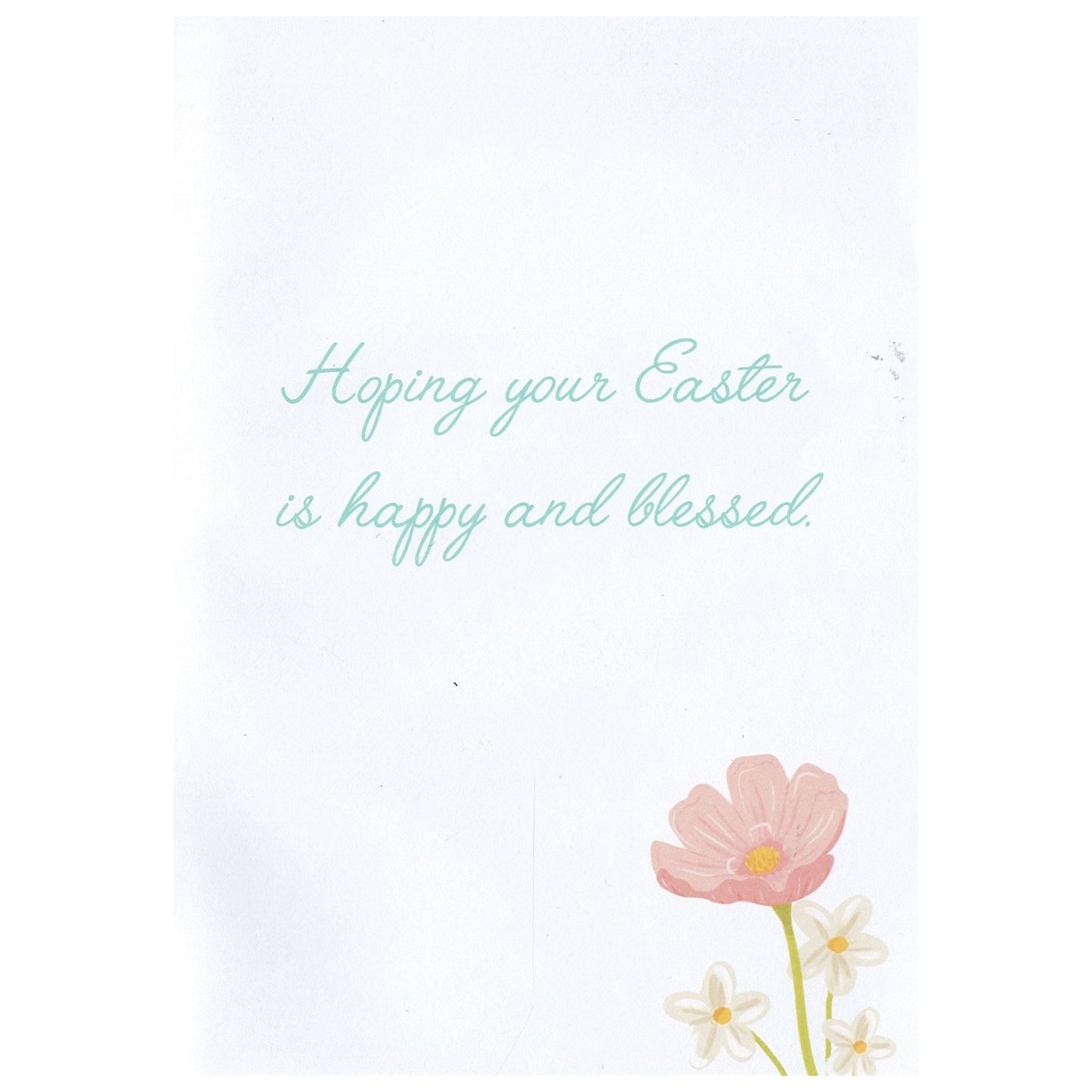 Floral Cross Easter Card