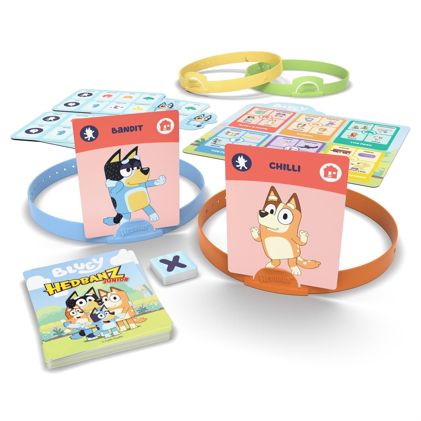 Bluey Hedbanz Jr Picture Guessing Board Game