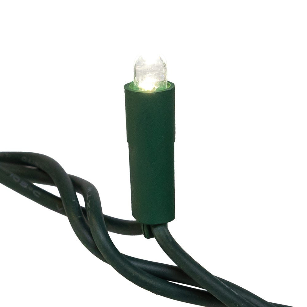 Pure White Convex 50 LED Light Set