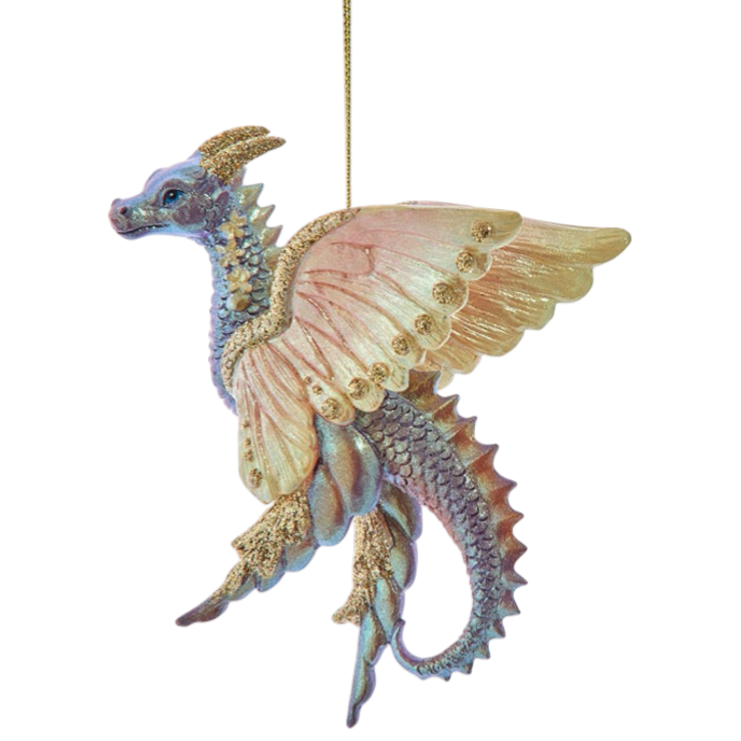 Pearlescent Pink and Copper Dragon