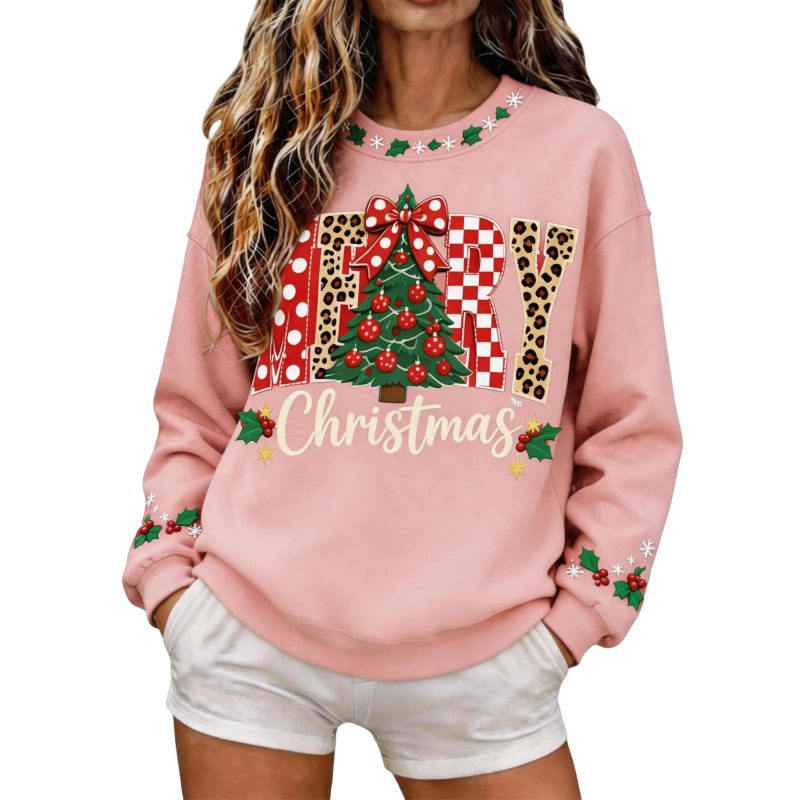 Women's Loose-Fit Round-Neck Printed Short-Sleeve Top