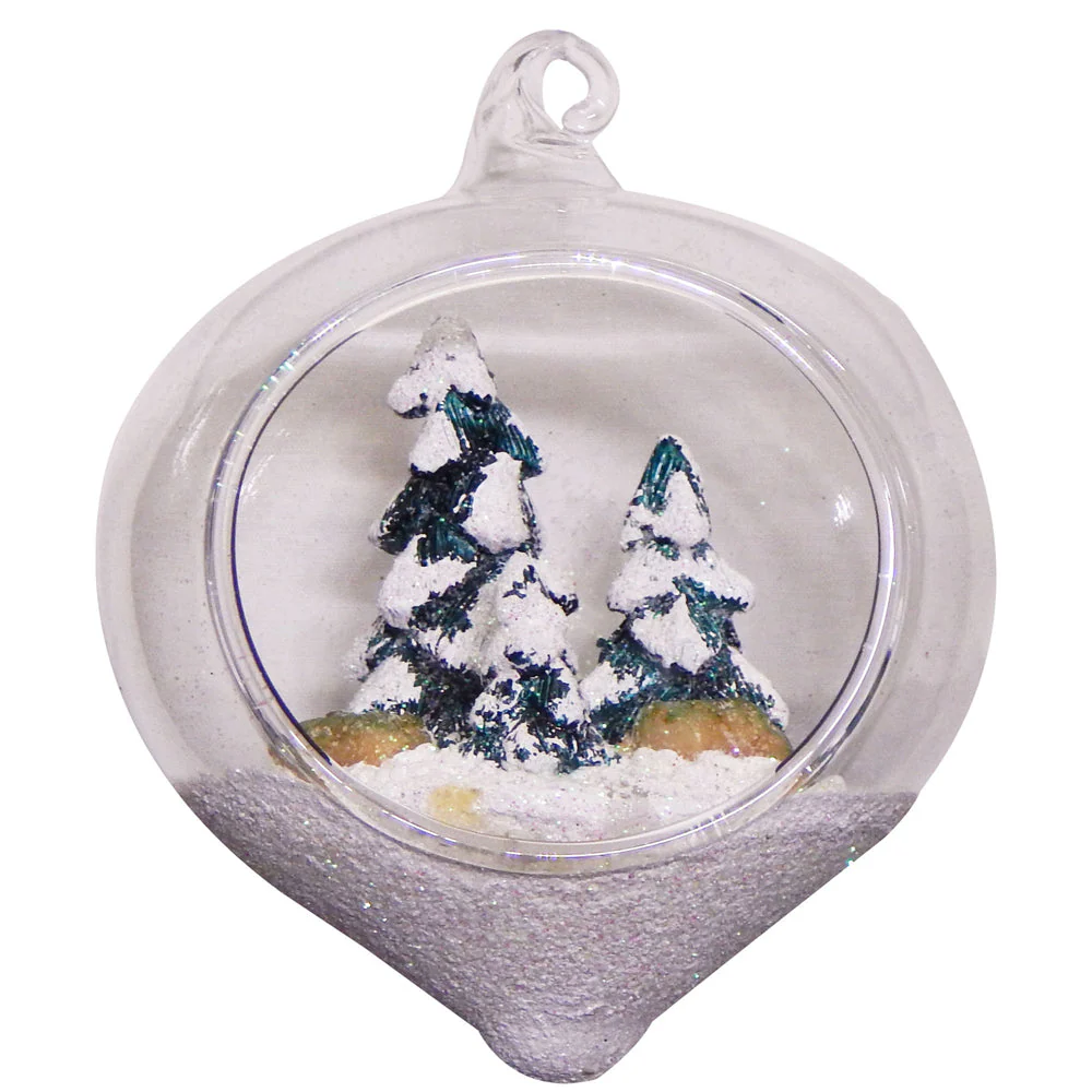 Blown Glass Collectible Tree Ornaments (Forest Terrarium)