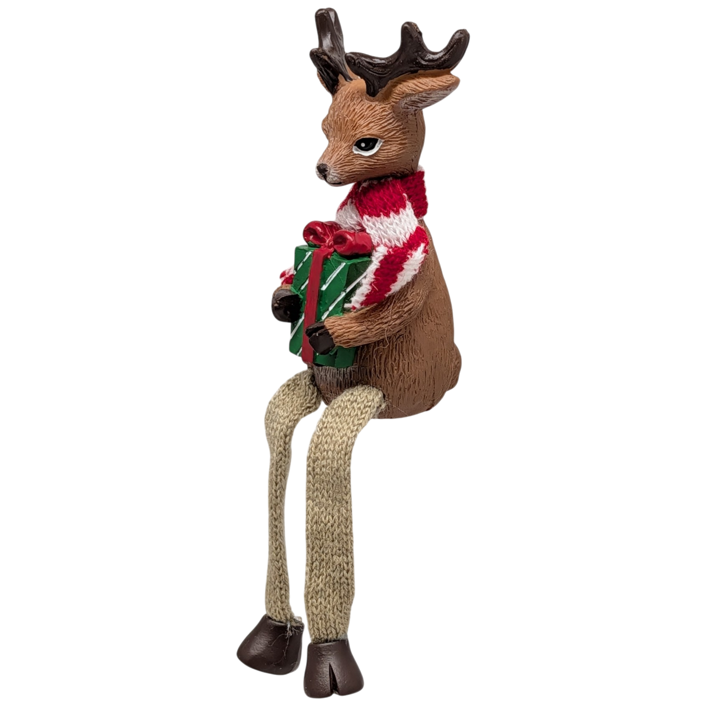 Reindeer Shelfsitter Holding Present