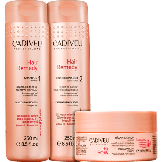Cadiveu Professional Hair Remedy Trio Kit