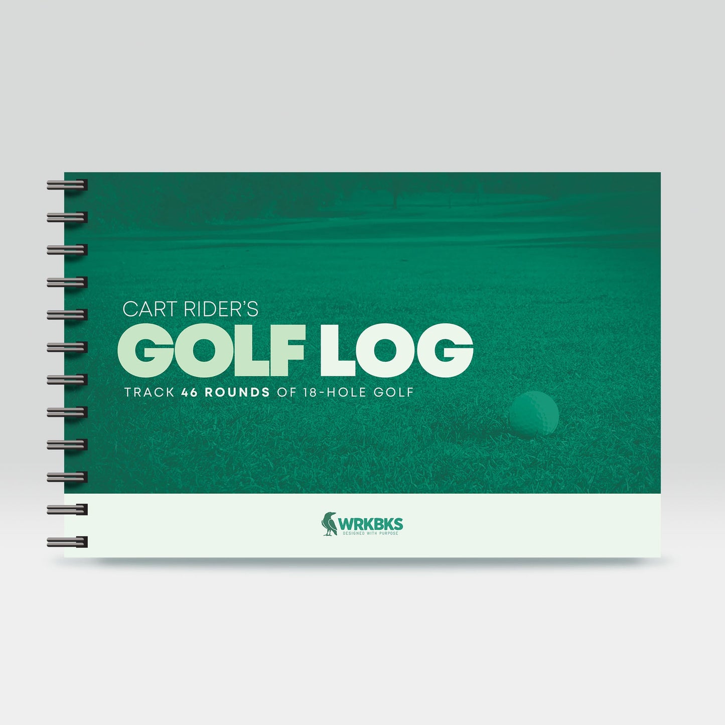 Cart Rider's Golf Log — Track 46 Rounds of 18-Hole Golf
