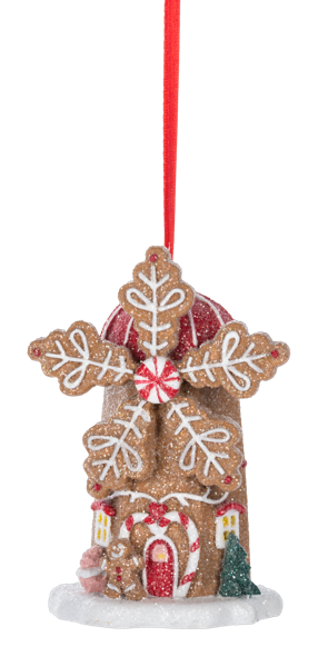 Gingerbread Windmill Ornament