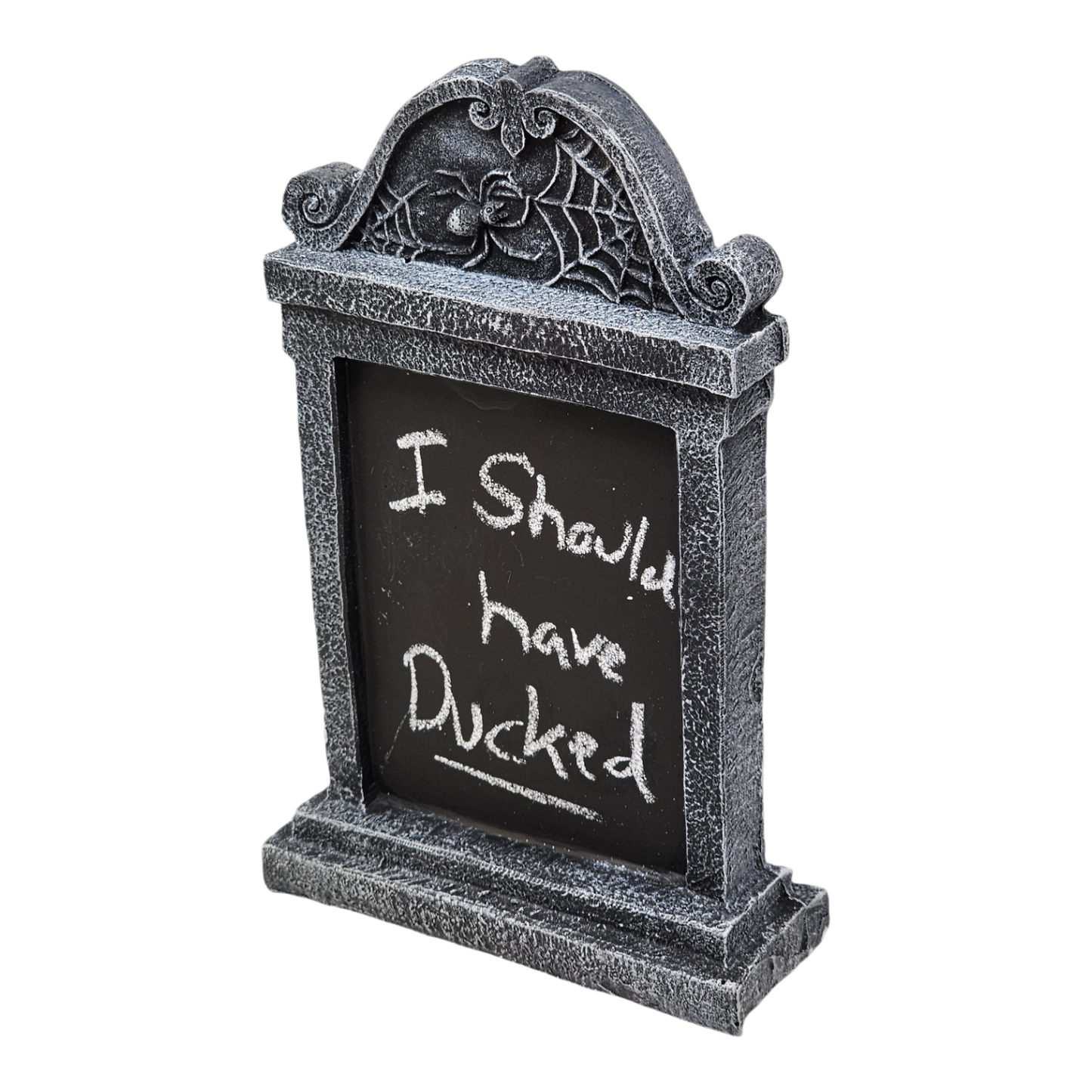 Tombstone Charlkboard - Spider