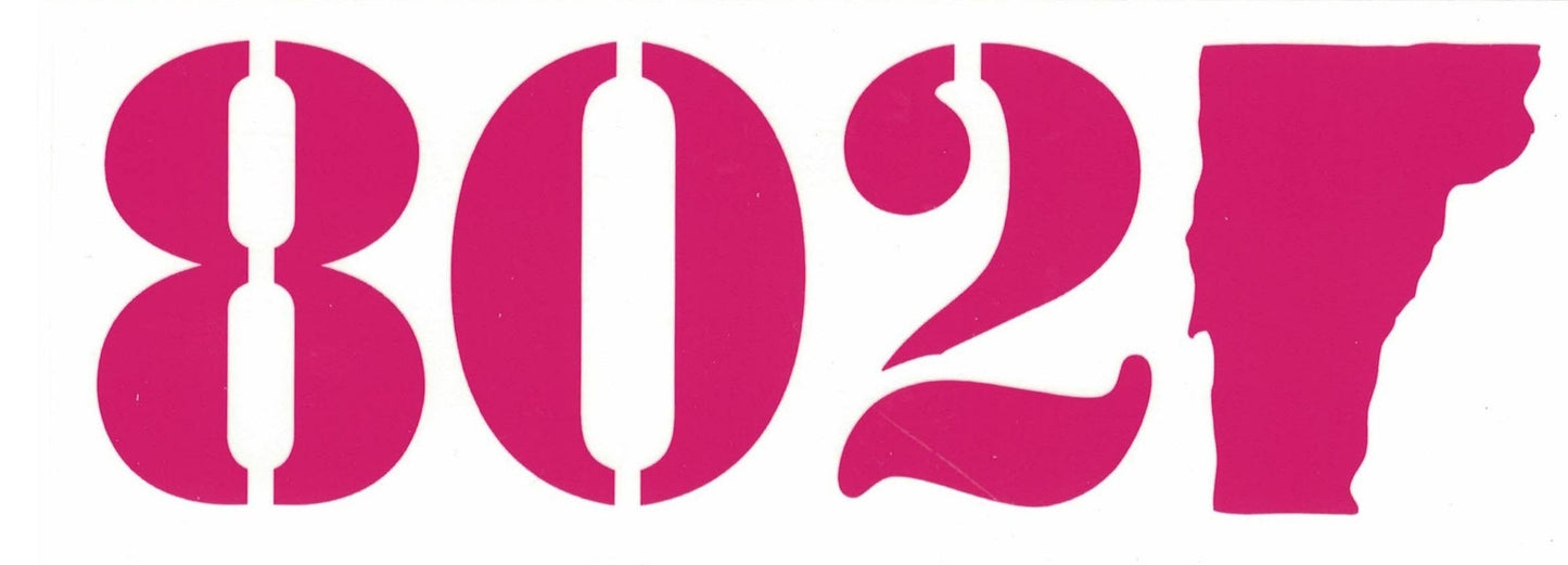 802 Decal - Fuschia