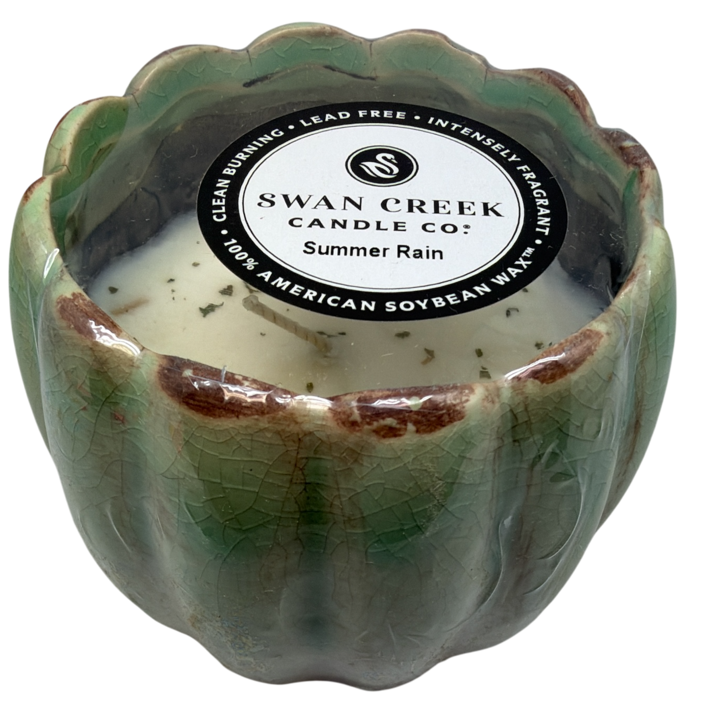 Small Petal Pot Soy Candle - Summer Rain