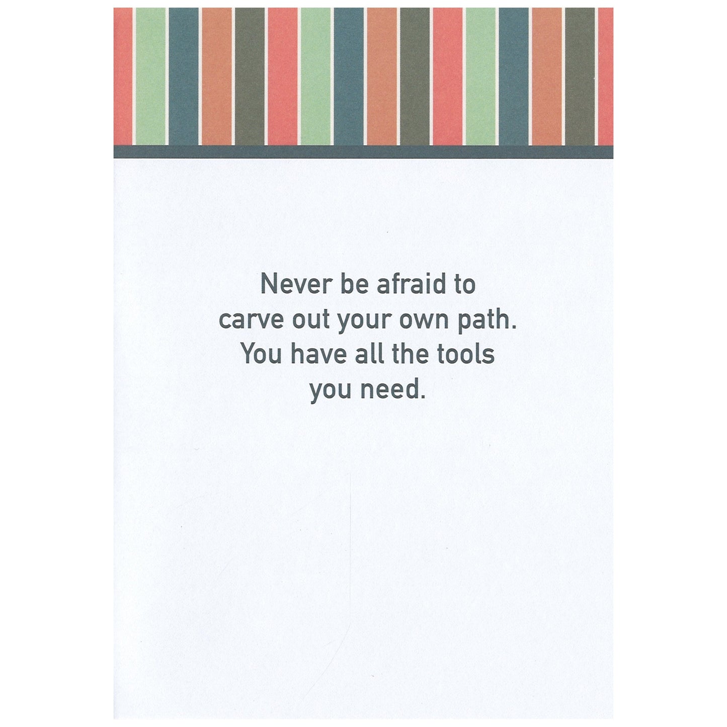 Step Boldly in the Future - Graduation Card