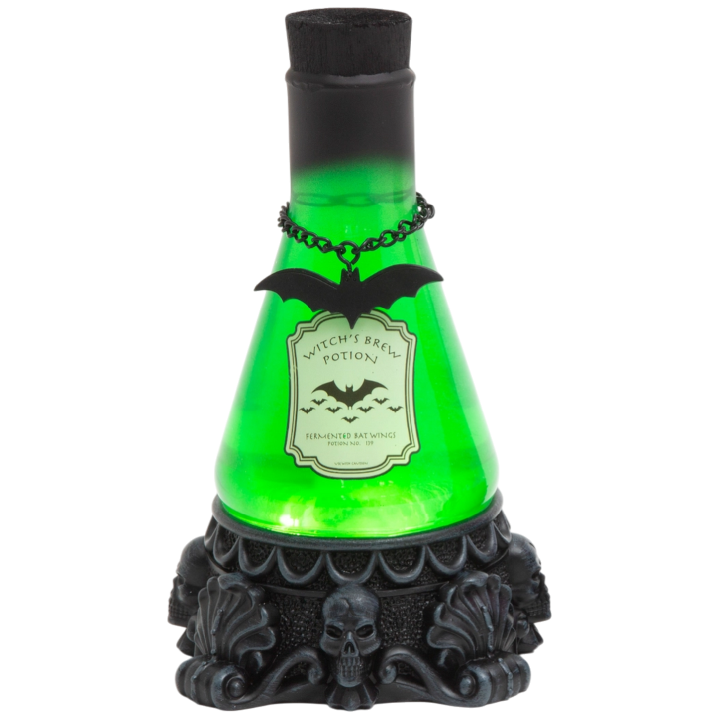 Lighted Halloween Spinning Smoky Potion Waterglobe -