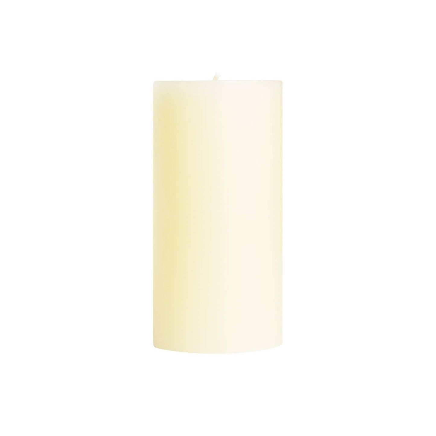 Mole Hollow Unscented Pillar Candle (Shell White) -