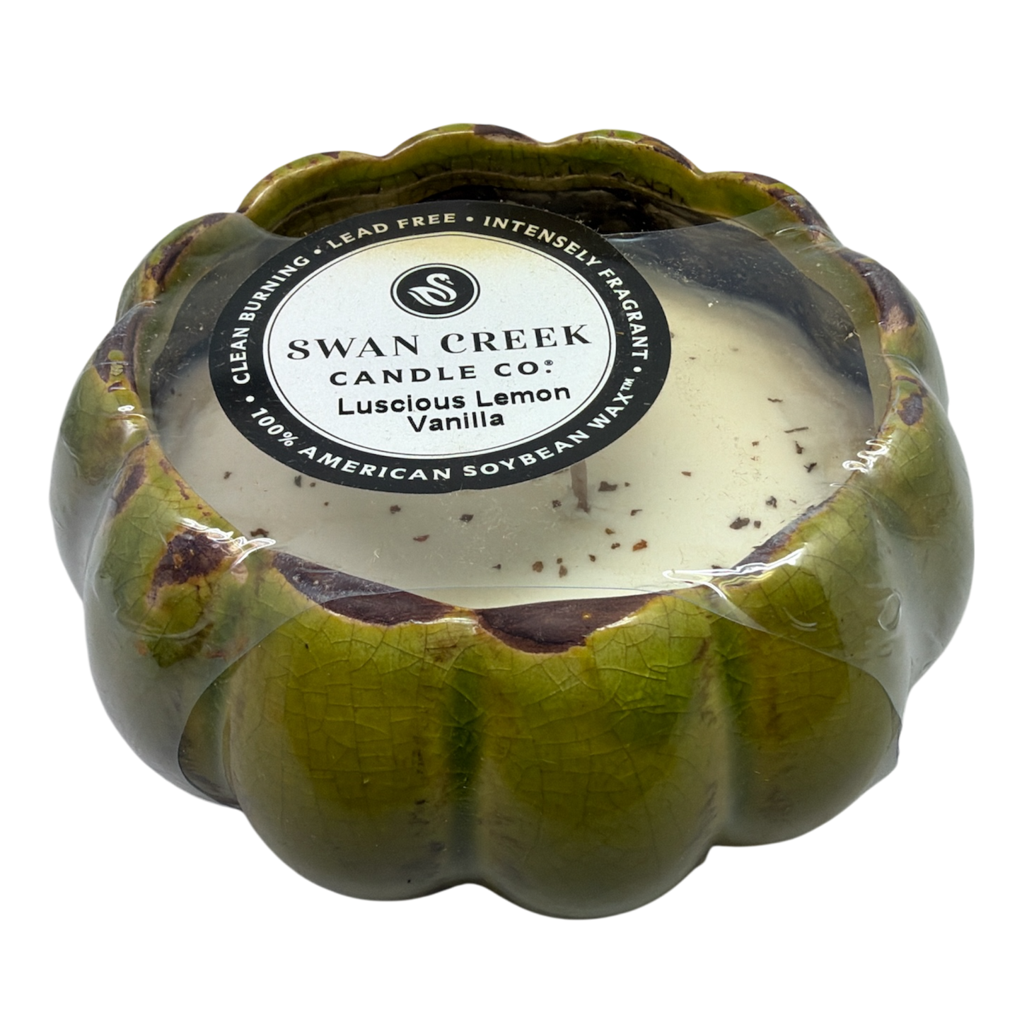 Small Petal Bowl  Soy Candle - Luscious Lemon Vanilla