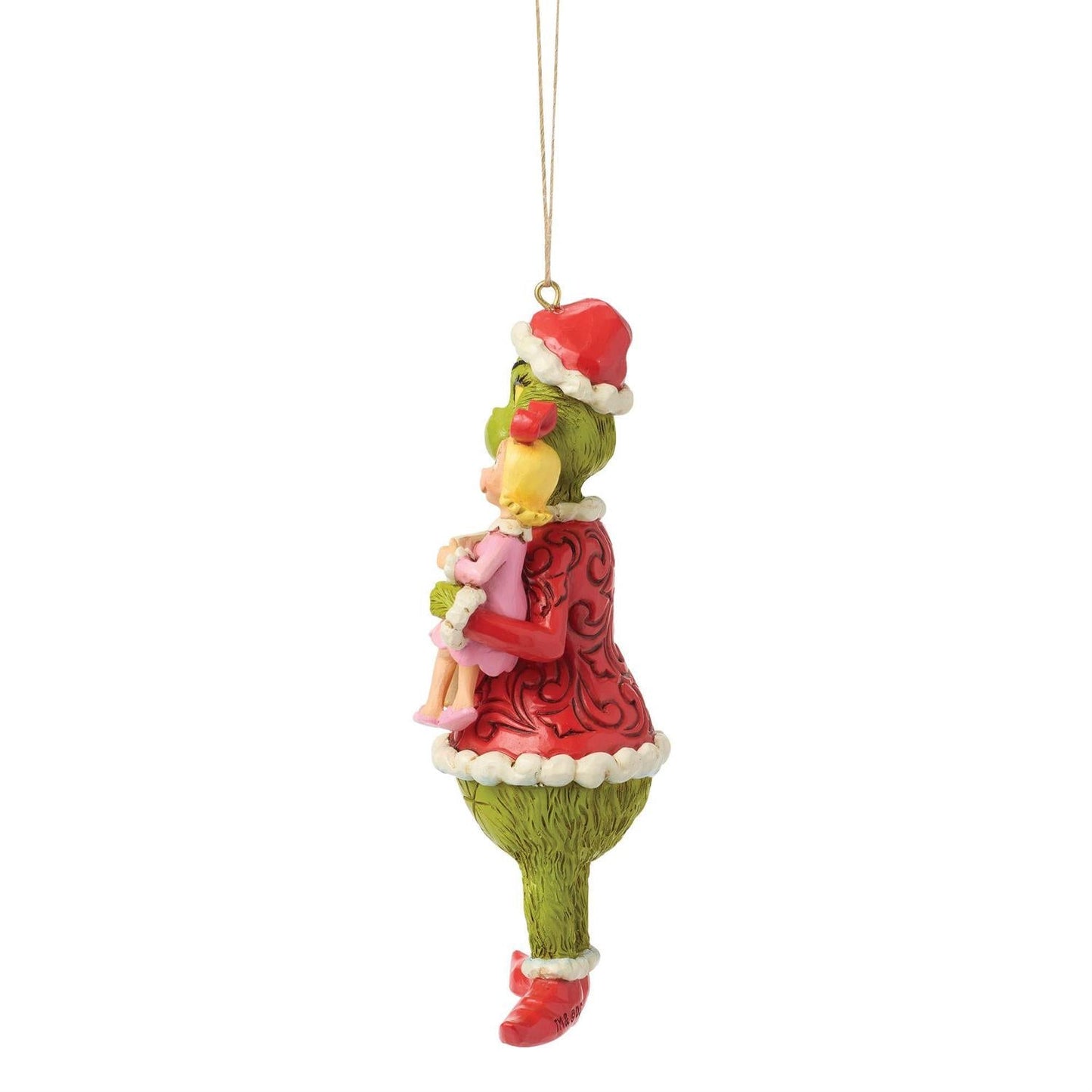 Grinch and Cindy Lou with Sign Ornament
