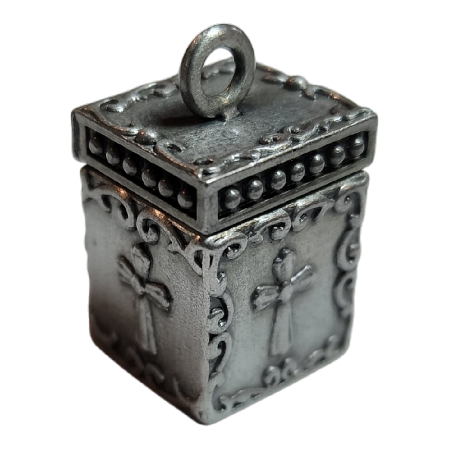 The Three Angels Prayer Box  Charm