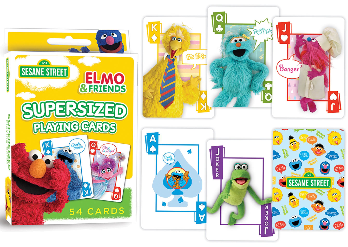 Sesame Street - Elmo & Friends Jumbo Playing Cards