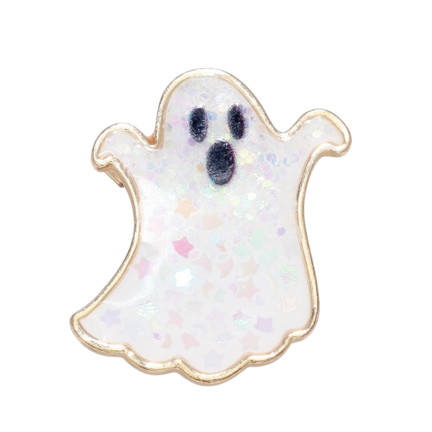 Glittery Ghost Pin