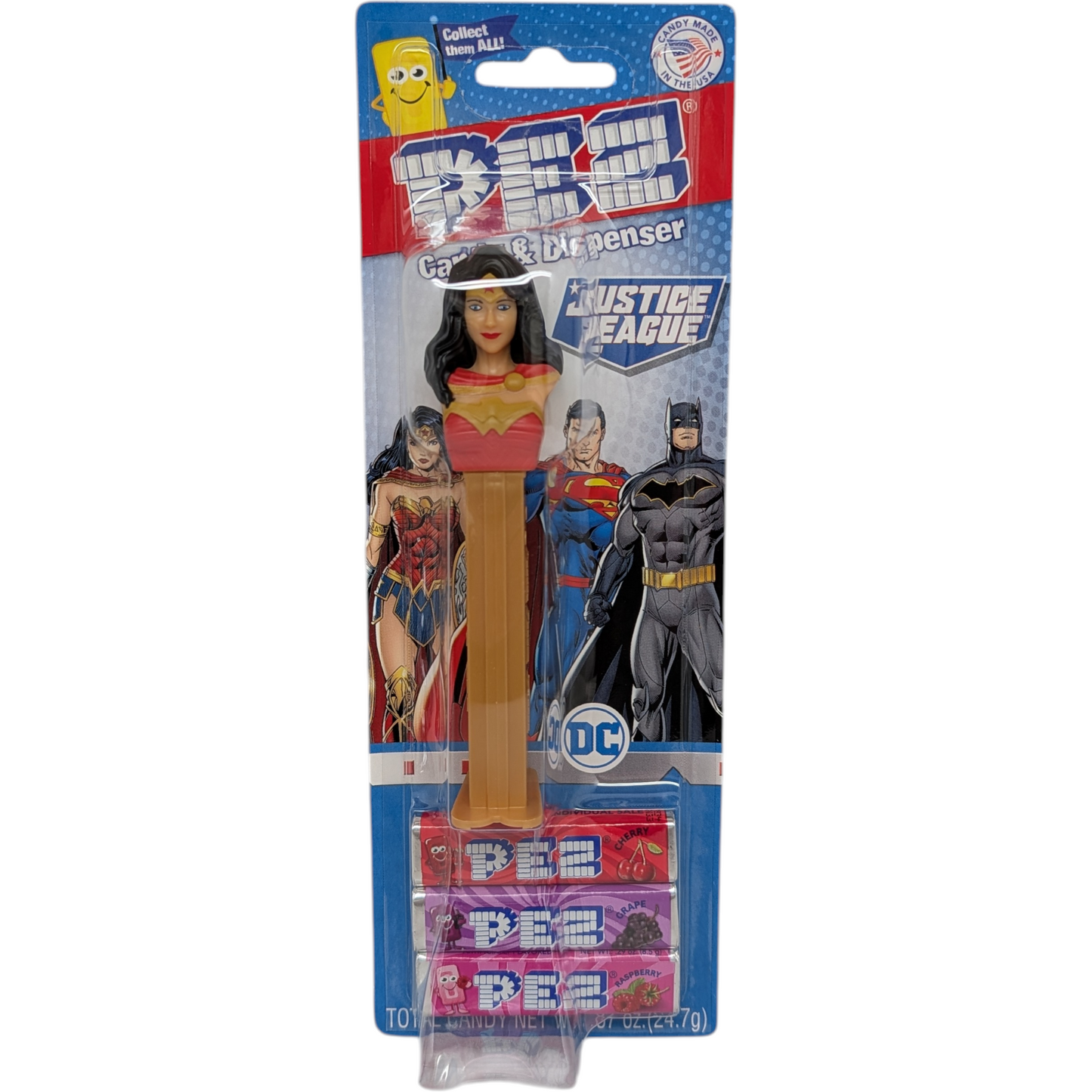 Pez Candy Dispenser - Justice League - Wonder Woman