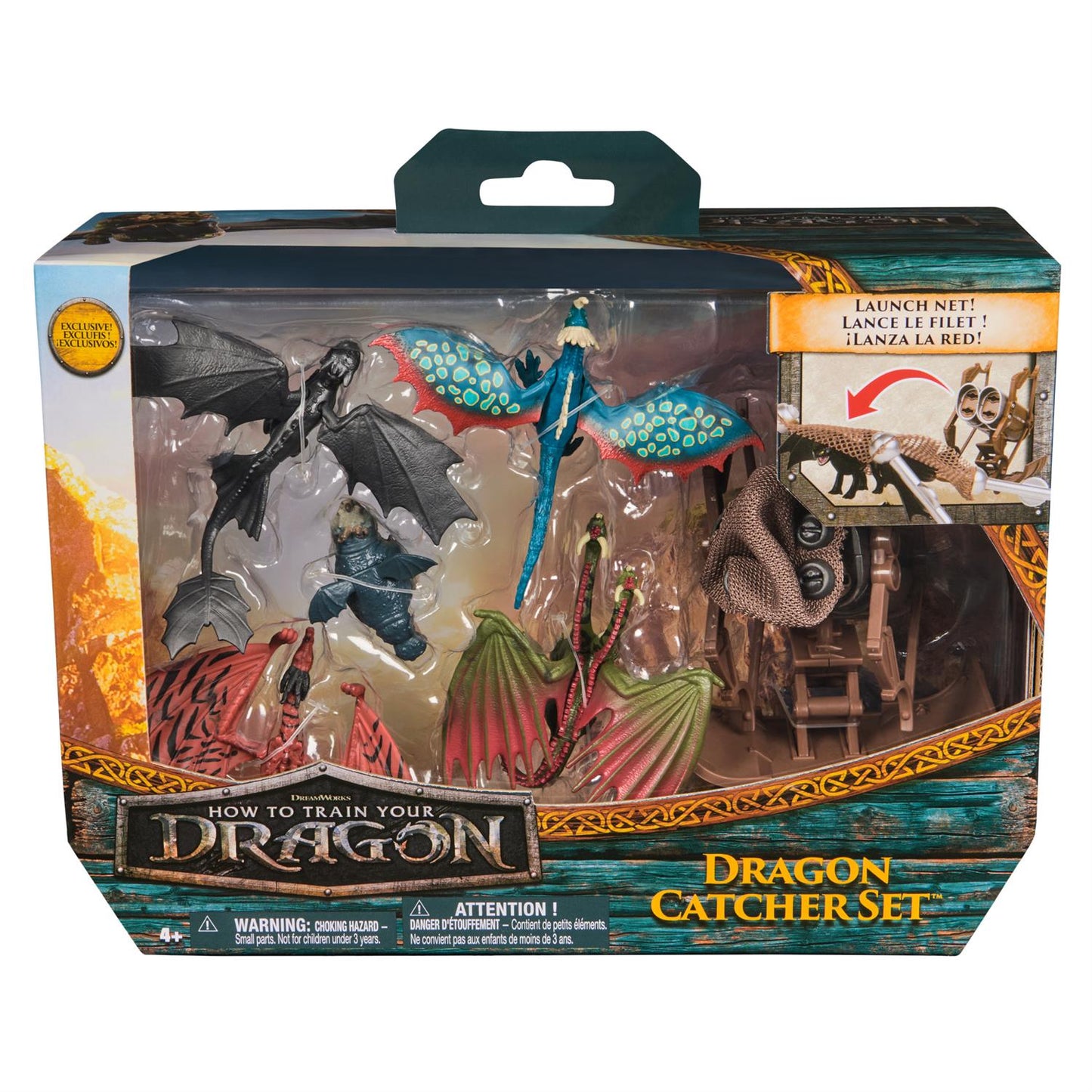 Dreamworks Dragons Figure Dragon Chaser Set