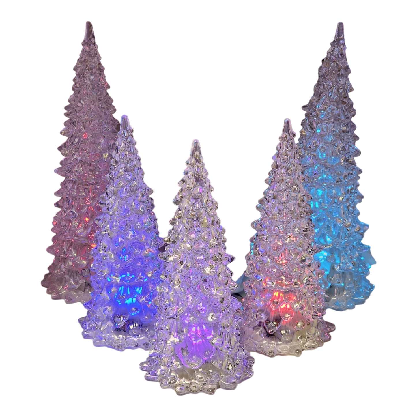 5 Piece Lighted Tree Set