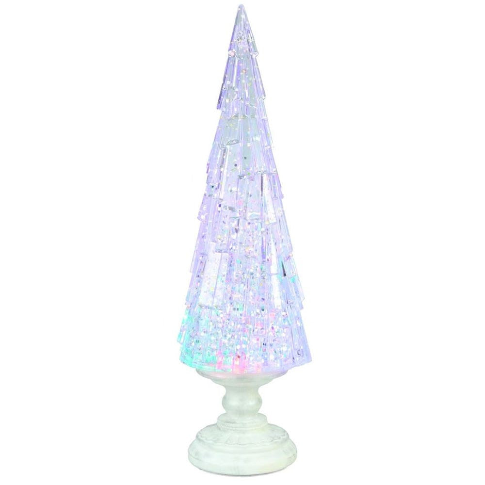 LED Lighted Christmas Tree Lantern - 17 Inch