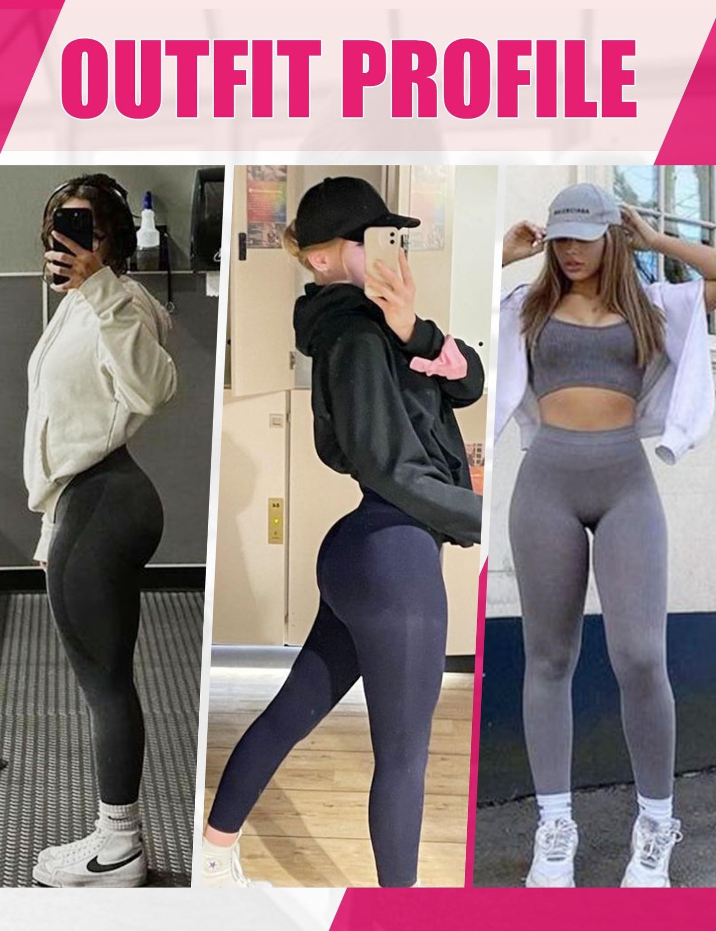High-waisted seamless cropped leggings