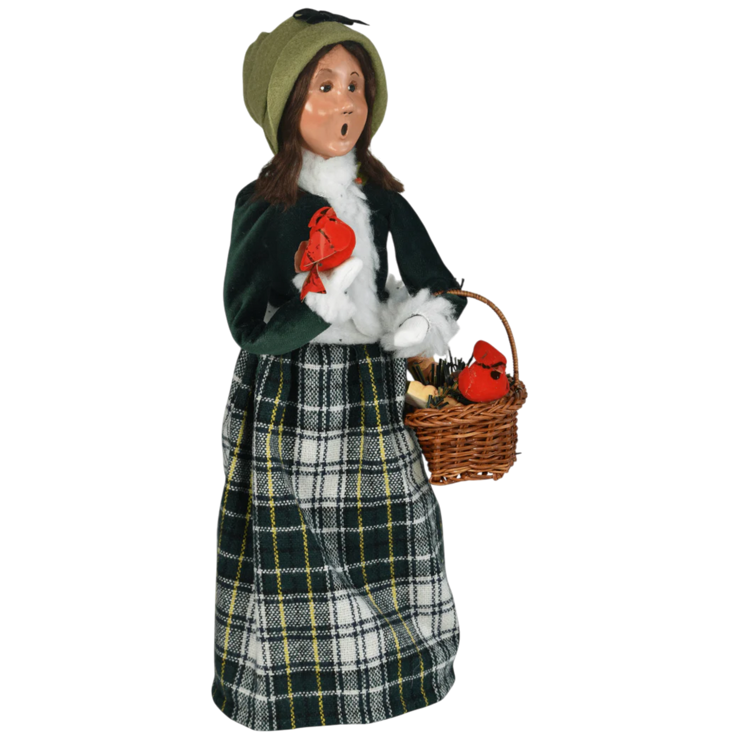 Cardinal Family Carolers - Woman