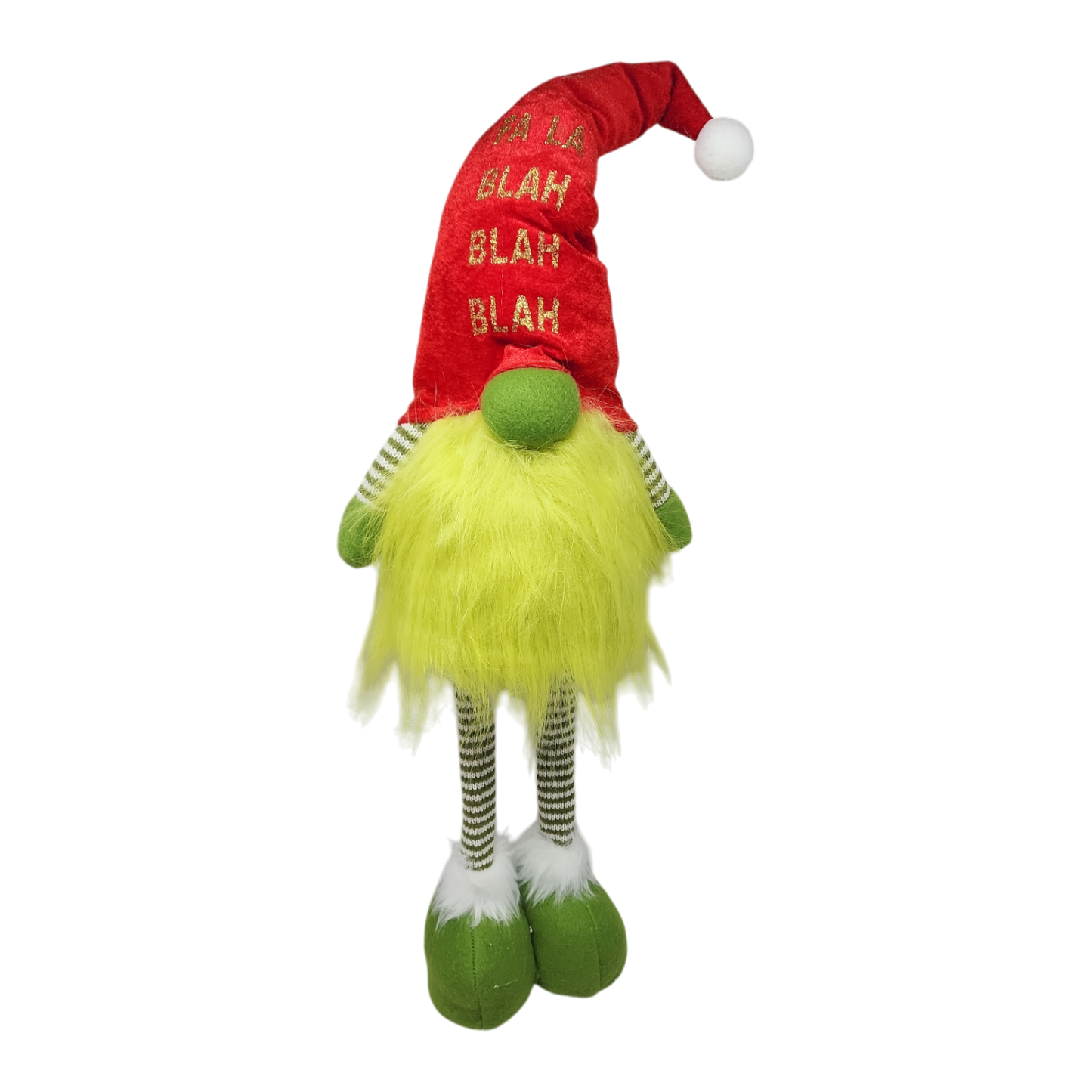 Lighted Grumpy Gnome - 2 Foot Tall - Fa La Blah Blah Blah