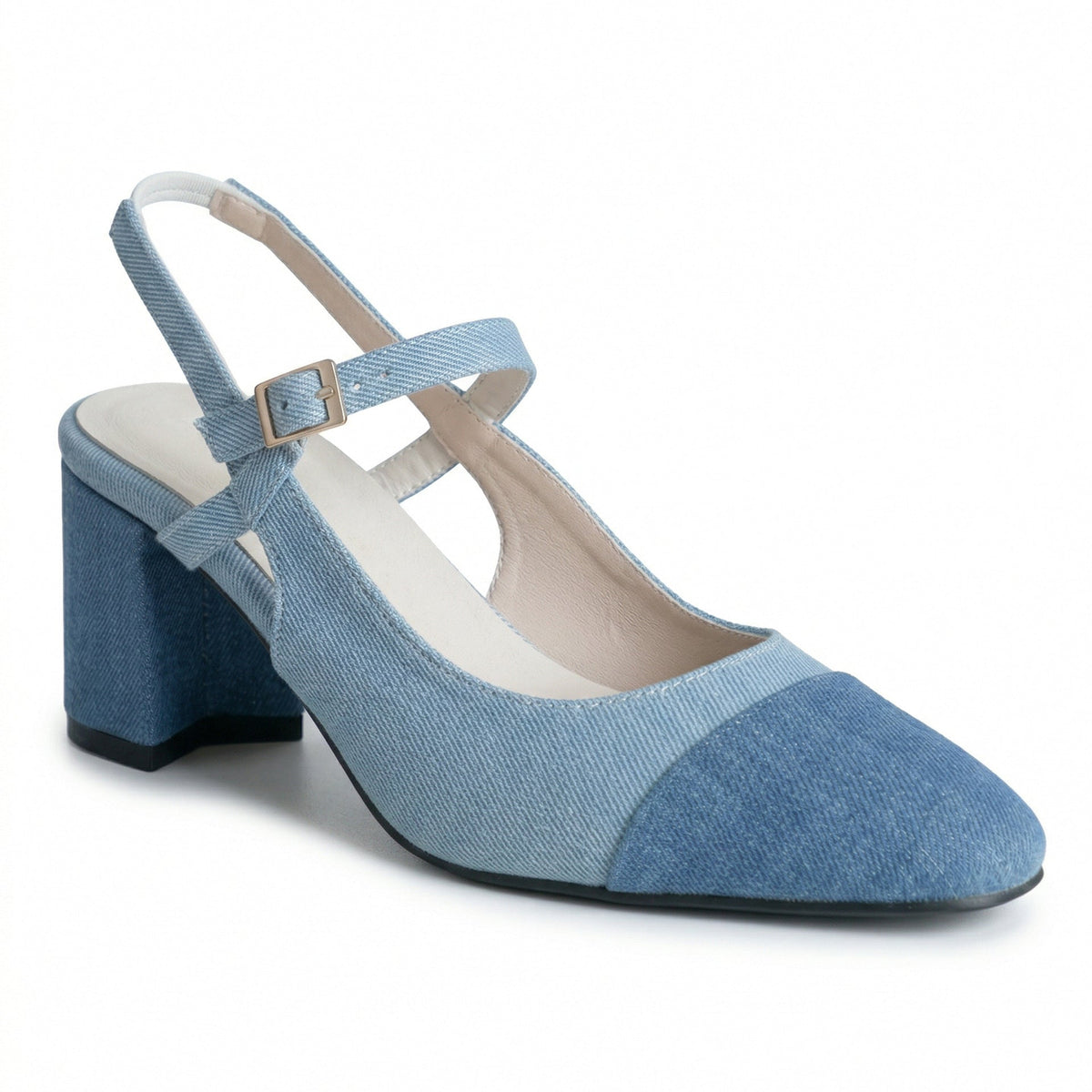 Women's Lambswool Plush-Lined High-Heel Buckle Shoes