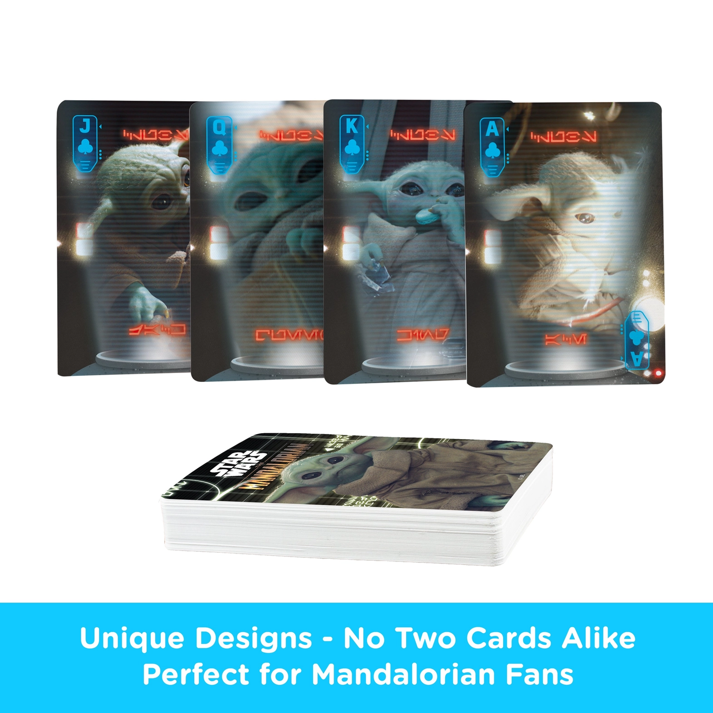 Star Wars The Mandalorian Grogu Playing Cards