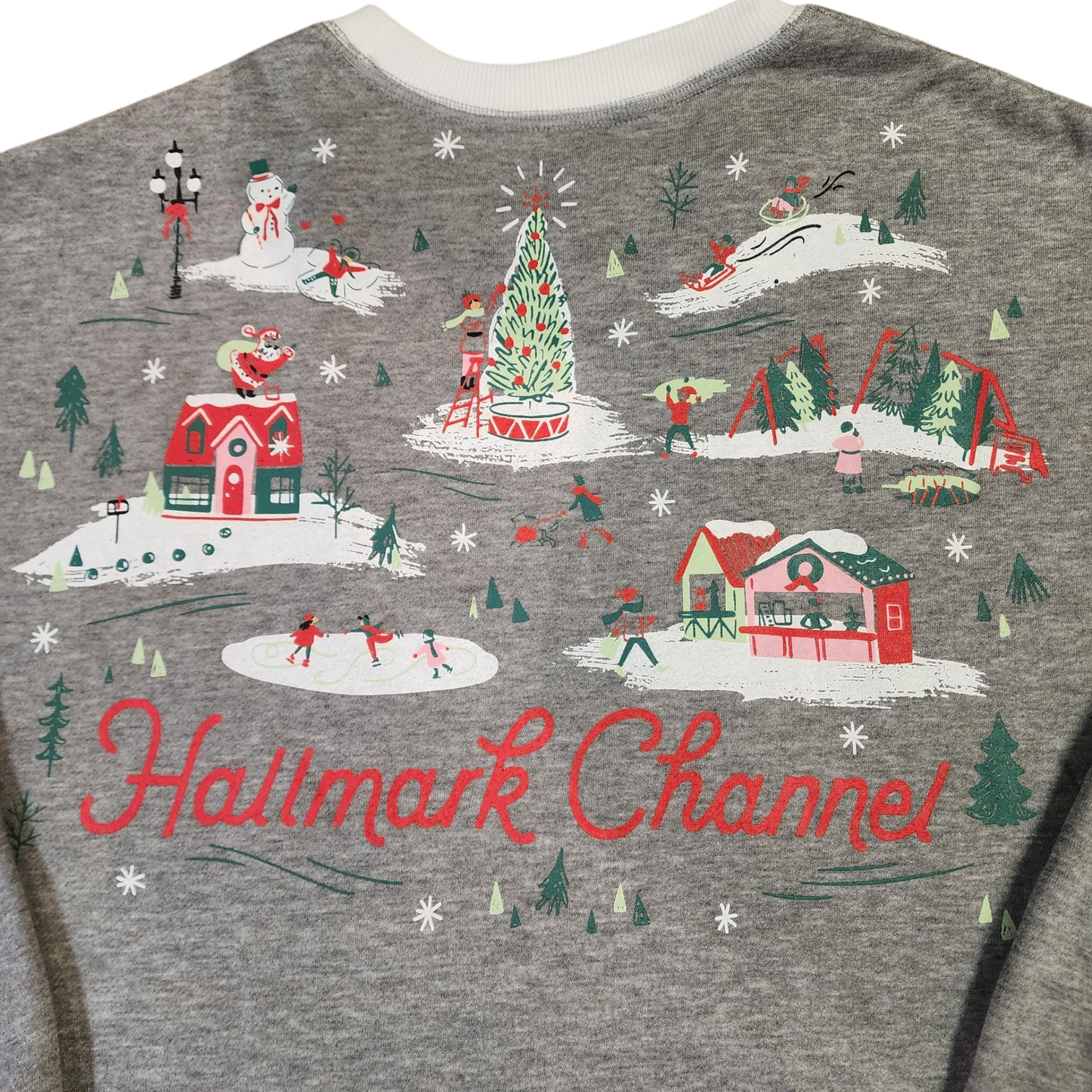 Comfy Cozy Oversized Hallmark Channel Sweatshirt -