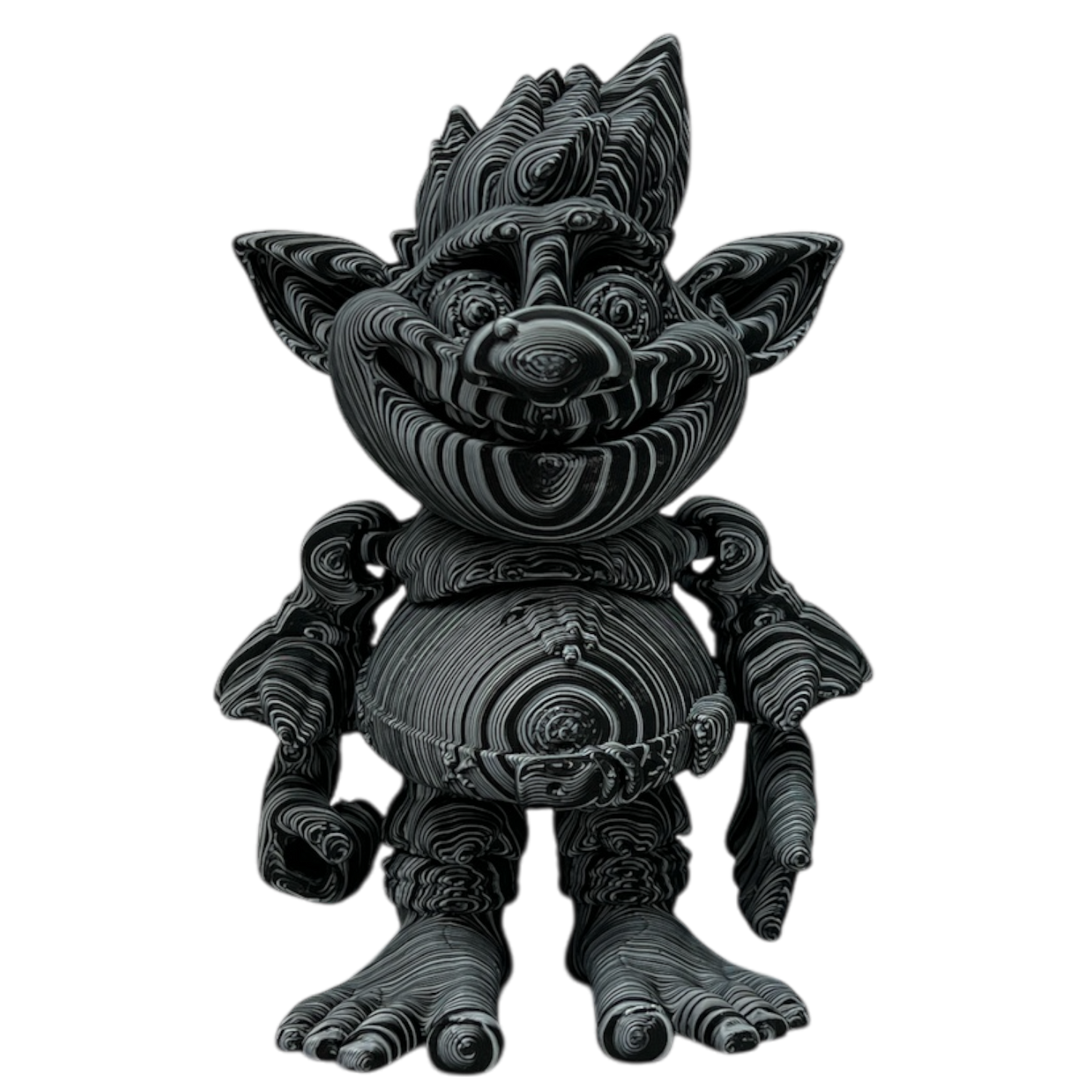 Troublesome Troll  - Black and White