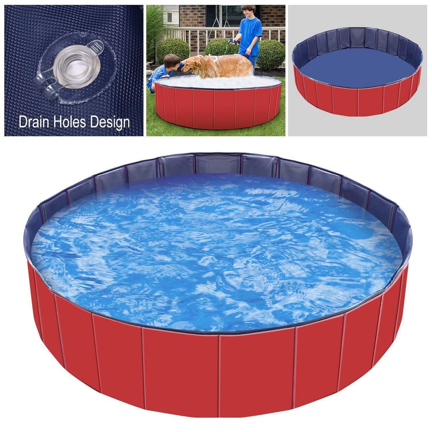 Foldable Pet Swimming Pool PVC