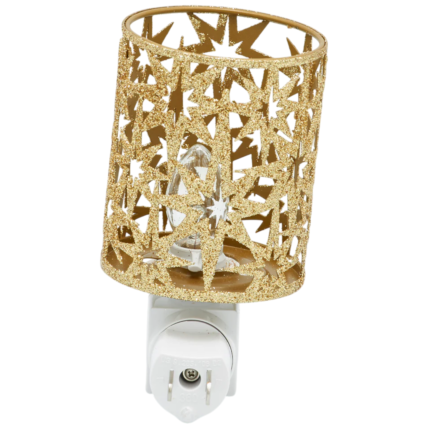 Gold Star Cutout Pattern Night-Light
