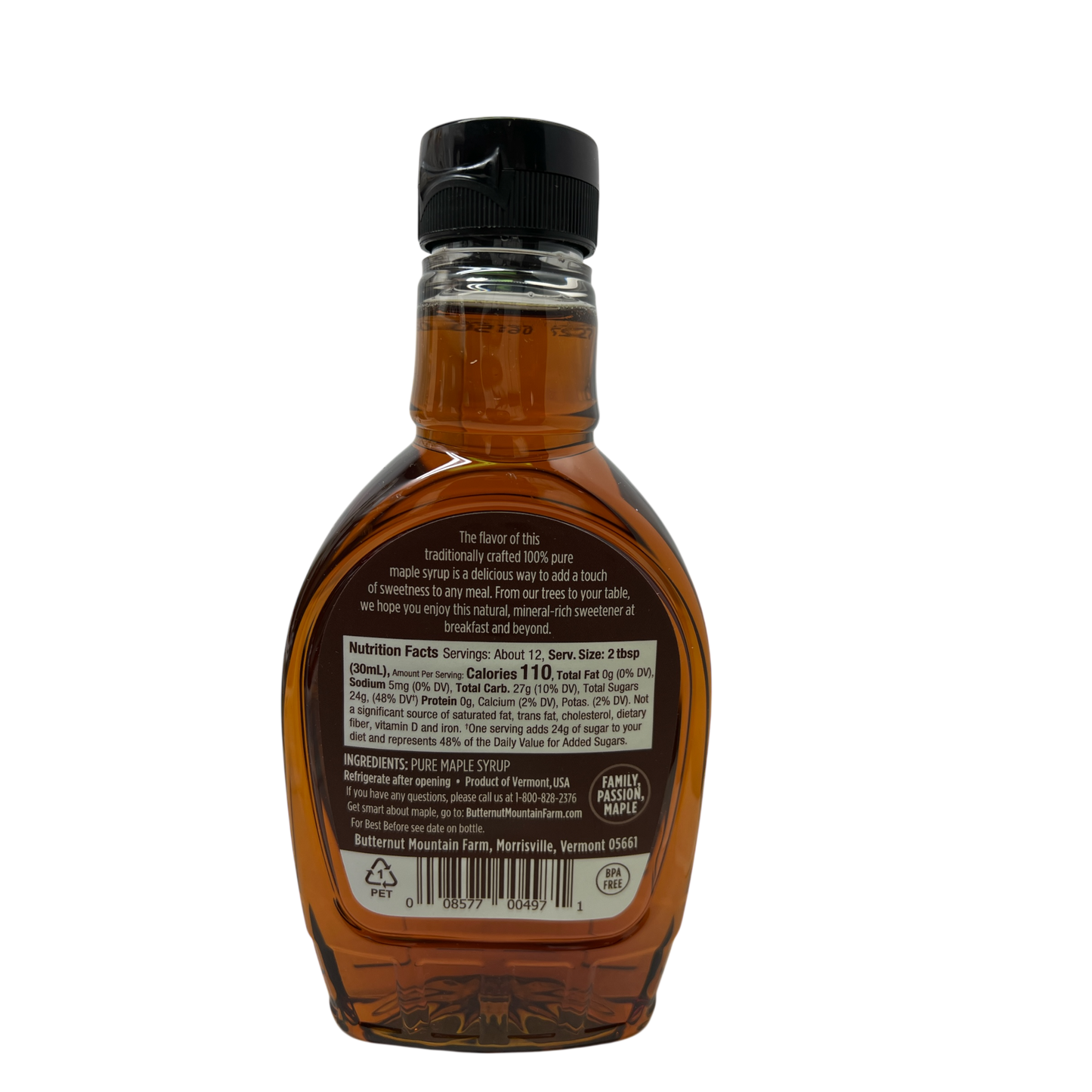 Vermont Maple Syrup Amber Rich Squeeze Bottle - 12 oz